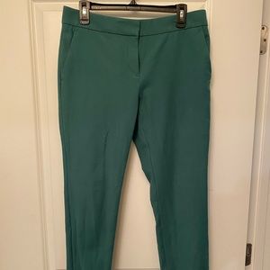 Ann Taylor green crop dress pants